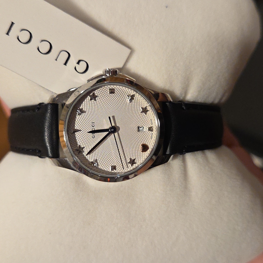 Gucci Black and Silver Watch - Picture 5 of 7